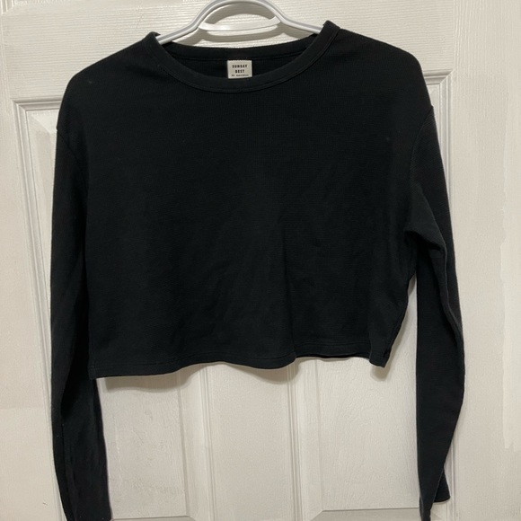 Sunday Best Baby Waffle Longsleeve - Picture 2 of 3